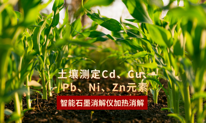 智能石墨消解儀加熱消解土壤測定Cd、Cu、Pb、Ni、Zn元素